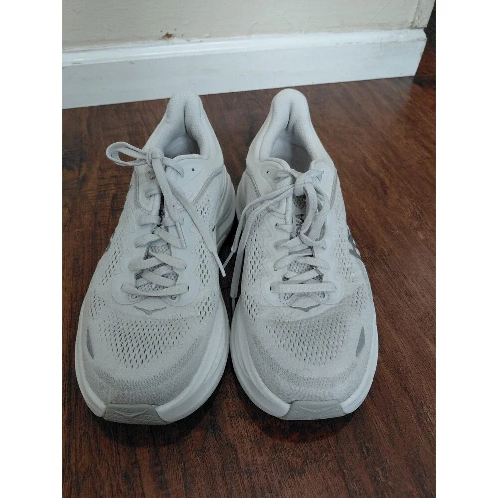 Size 11B - Hoka One One HOKA Bondi 9 Stardust Silver Womens Sneakers